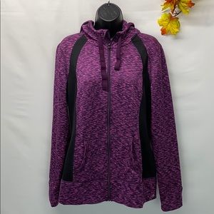 Ideology zip up sweater size large